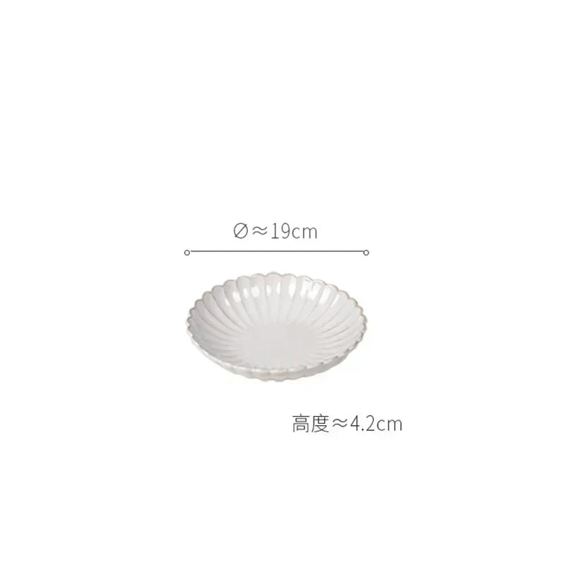 Retro Stripes Ceramic Plate